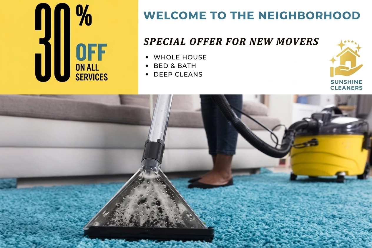 Direct Mail Marketing For Cleaning Services — postcard front