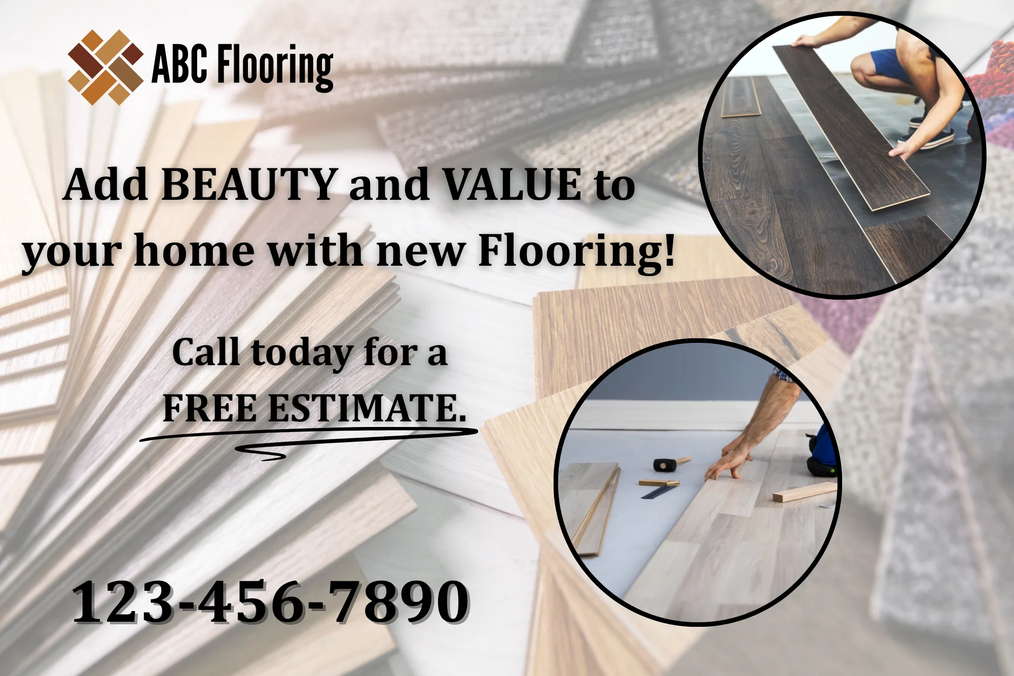 Direct Mail Marketing For Flooring Companies — postcard front
