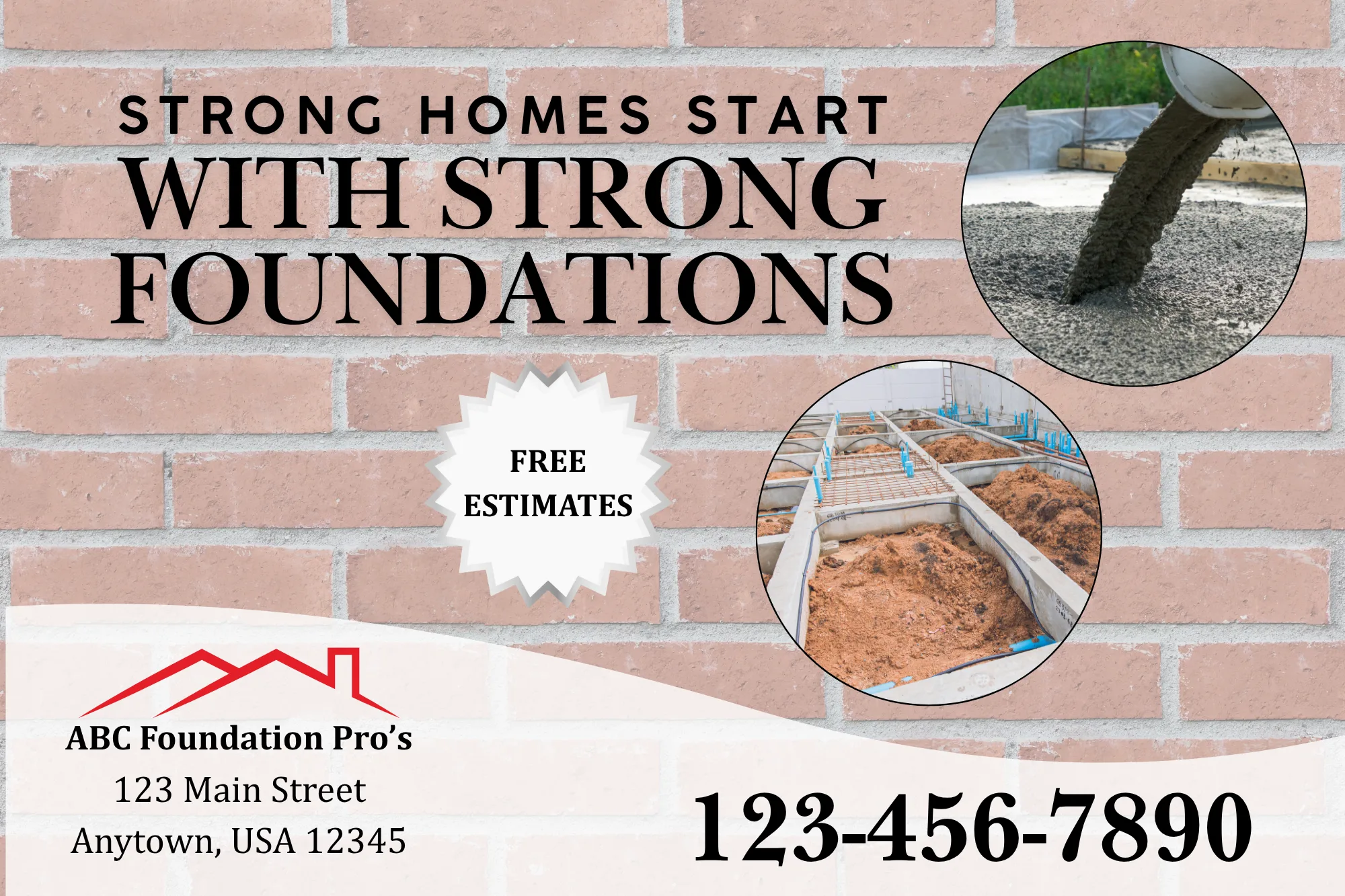 Direct Mail Marketing For Foundation Repair Companies — postcard front