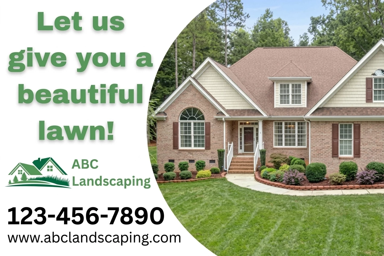 Direct Mail Marketing For Landscapers — postcard front